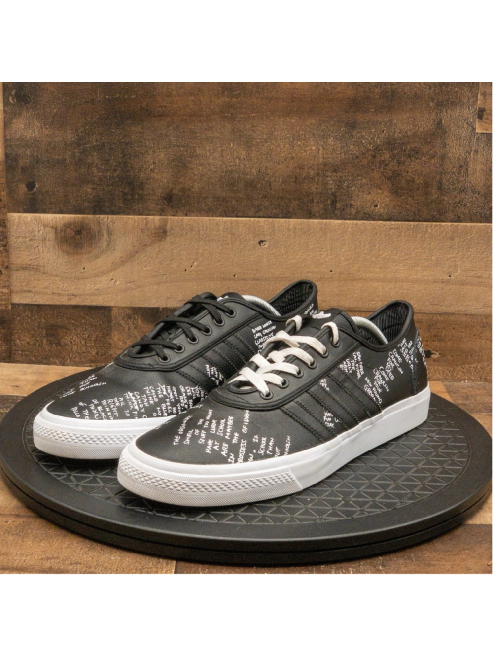 Adidas X Mark Gonzales Gonz Adi Ease Skateboard Shoes Men's 12.5 Black Leather